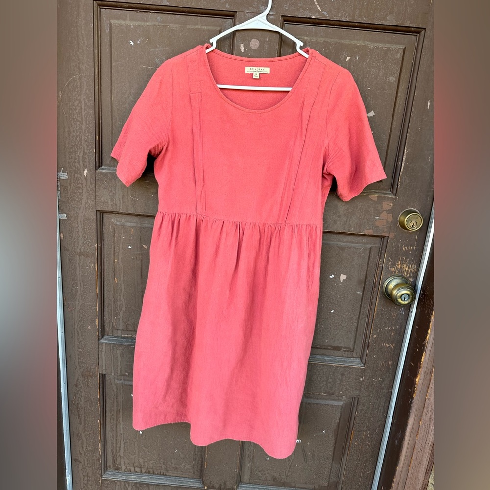 Polagram pink baby doll dress